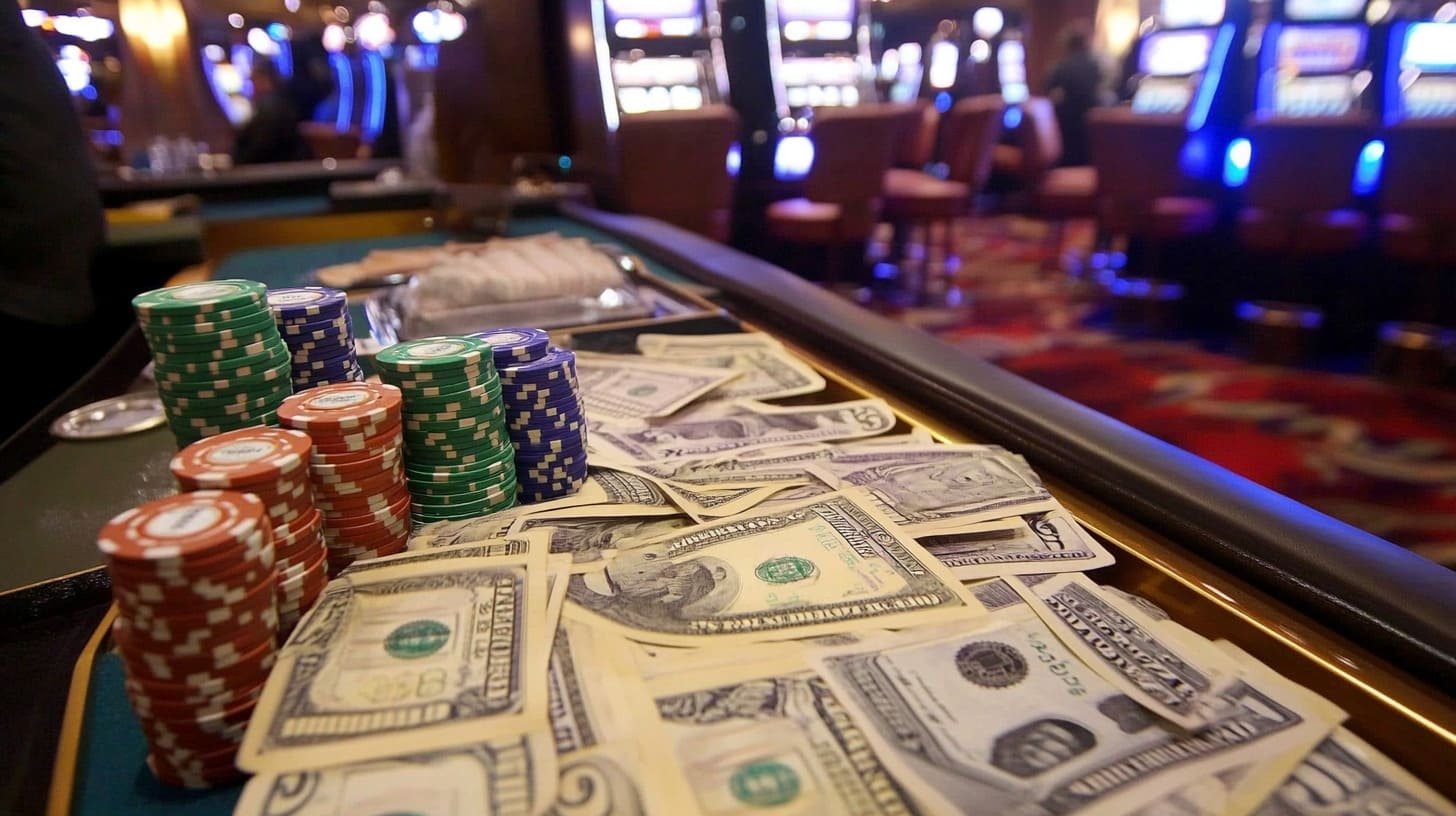 Meja live casino tampil di ponsel